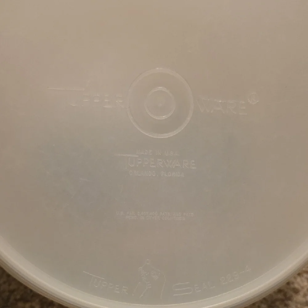 Vintage Tupperware Food Storage Containers Set - Canister Set